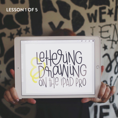 Intro to iPad Pro - Vectorize Hand Lettering | Article 1 of 5