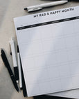 Happy Month Notepad