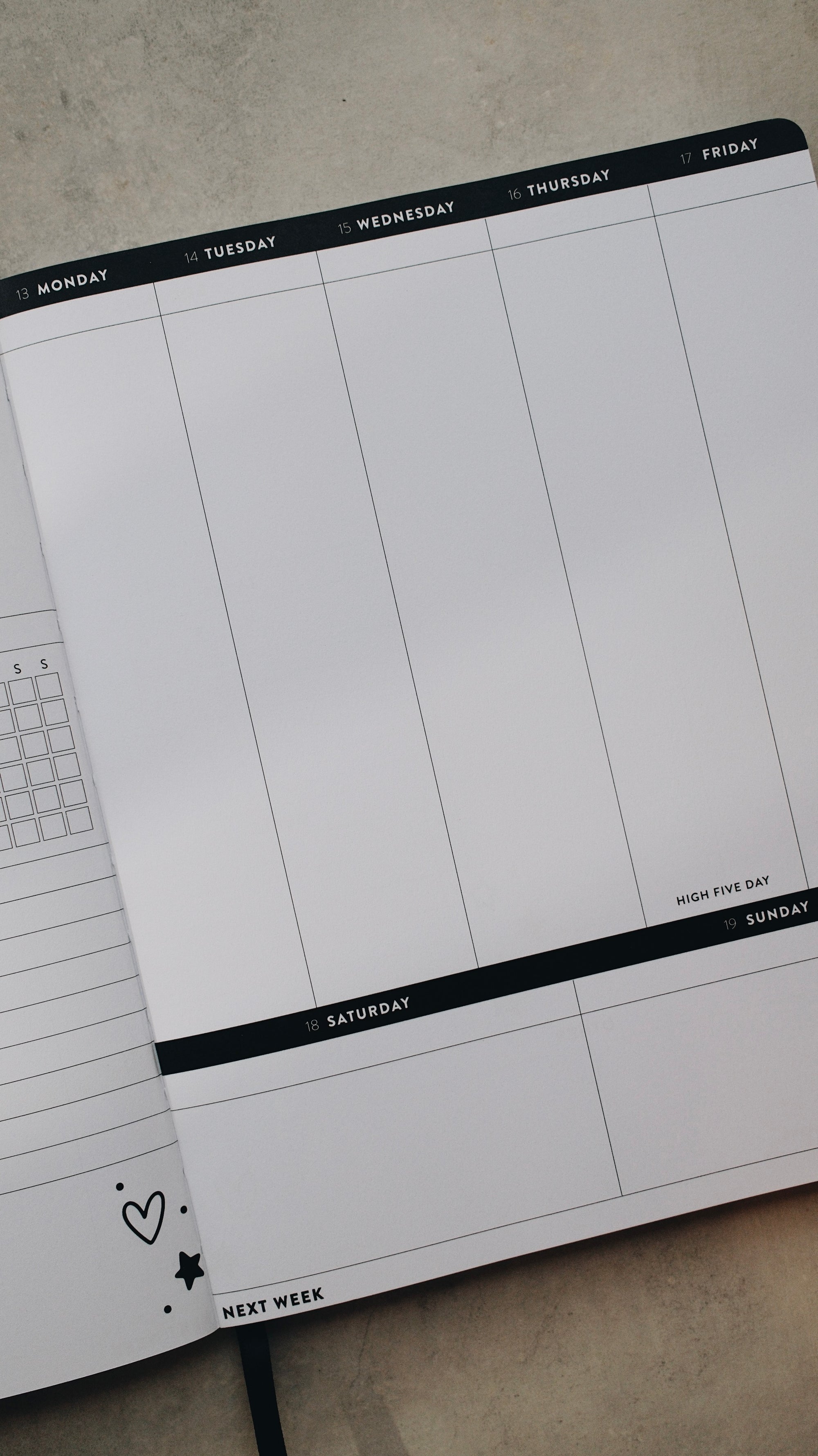 Dated 8x10 Planner - Doodle Edition