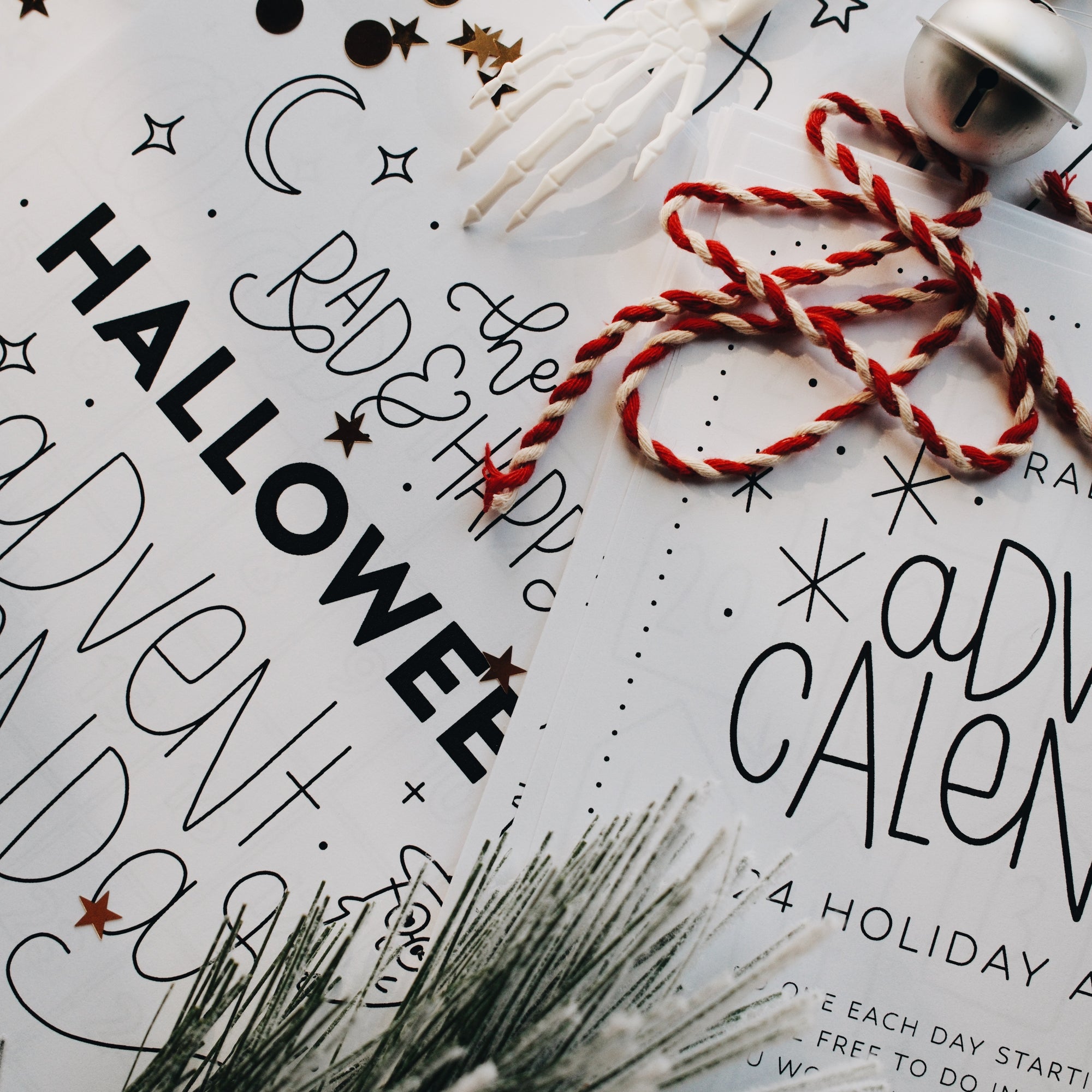 Halloween, Thanksgiving & Christmas Advent Bundle