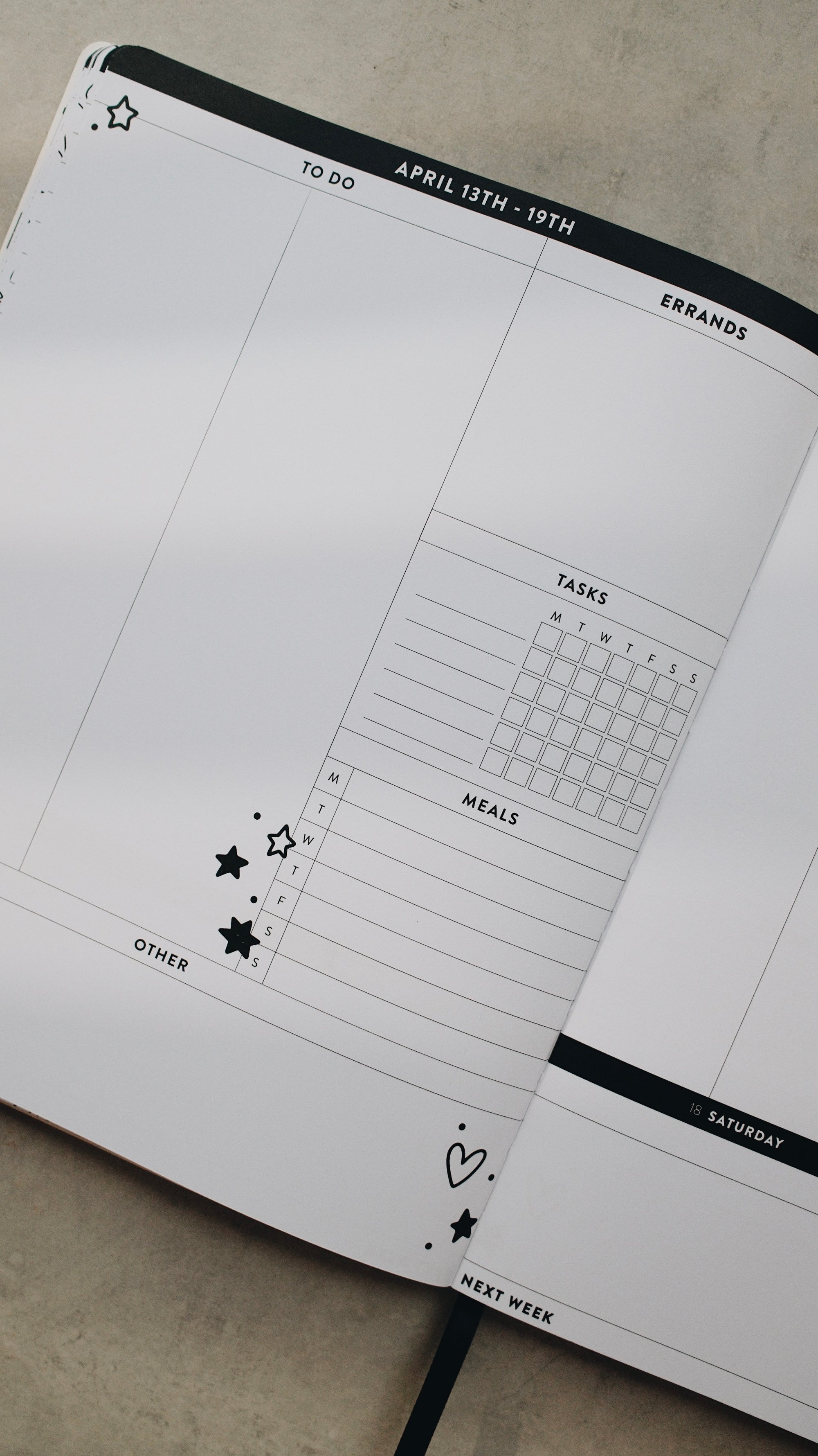 Dated 8x10 Planner - Doodle Edition