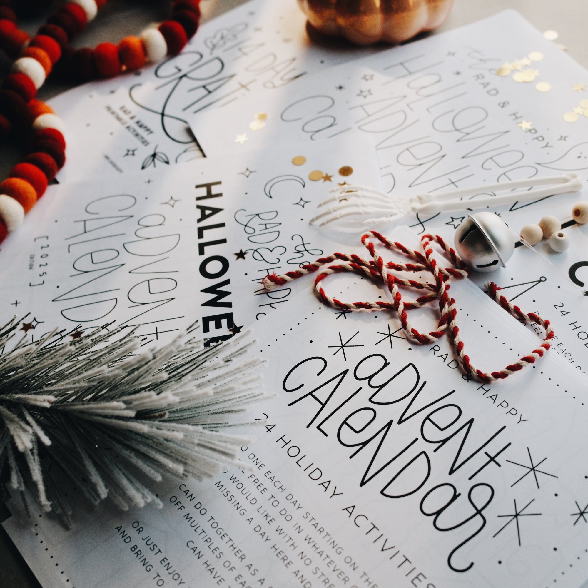 Halloween, Thanksgiving & Christmas Advent Bundle