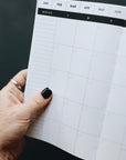 5x8 Undated Monthly Planner - Halfsies Edition