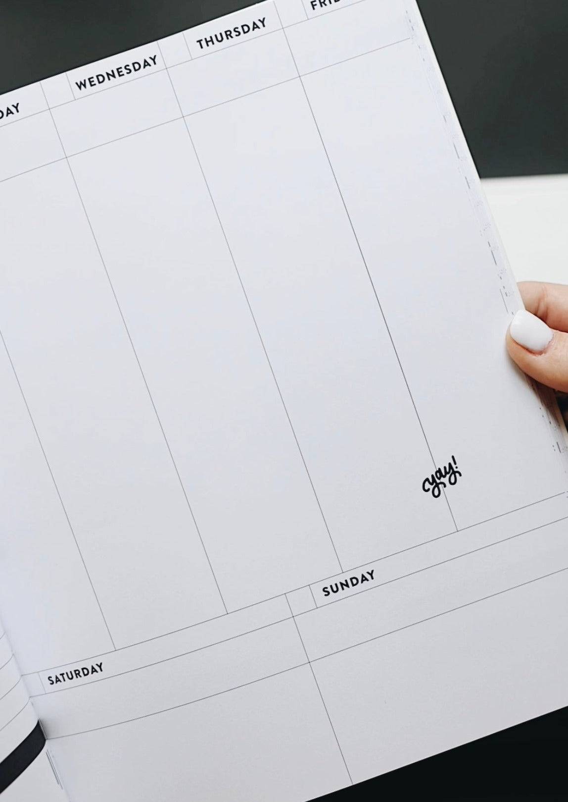 8x10 Undated Planner - Halfsies Edition