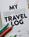 Travel Log Printable