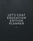 (Scratch & Dent) 8.5 x 11 Undated Education Planner - Halfsies Edition