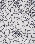 Rad FLORAL Coloring Tie *markers sold separately