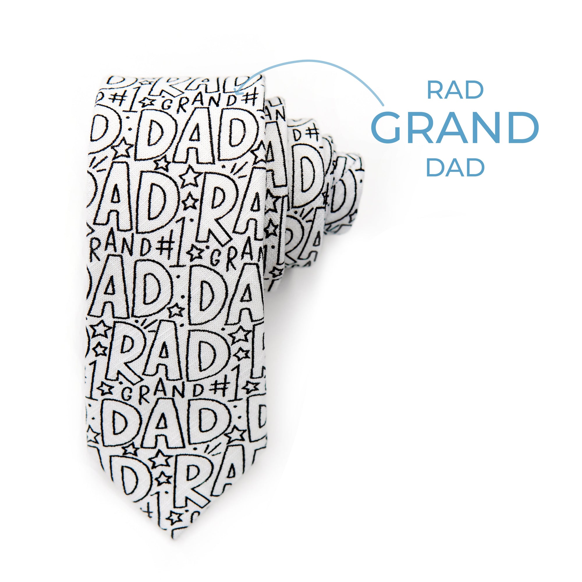 Rad GRAND Dad Coloring Tie *markers sold separately