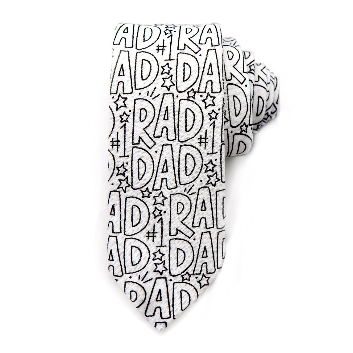 Rad Dad Coloring Tie *markers sold separately