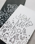 Mom & me journal mostly obscuring dad & me journal