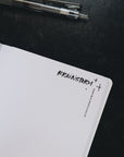 Close up shot of the corner of the brainstorm page that reads - Brainstorm