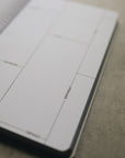 A close up shot of an open page in the friendship journal
