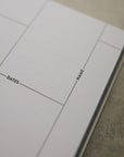 Close up shot of inside page showing name and dates