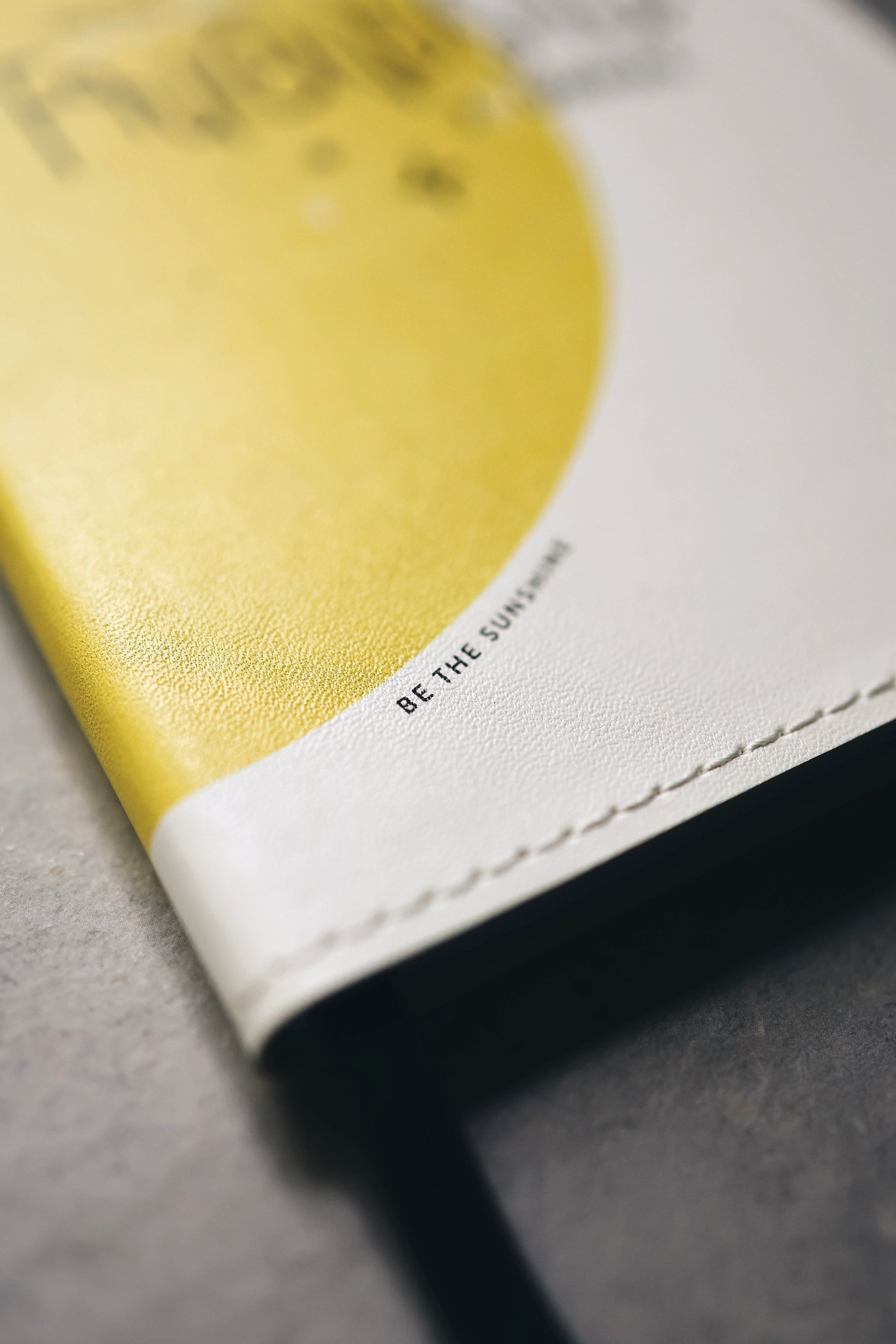 A close up of part of the cover that reads Be The Sunshine