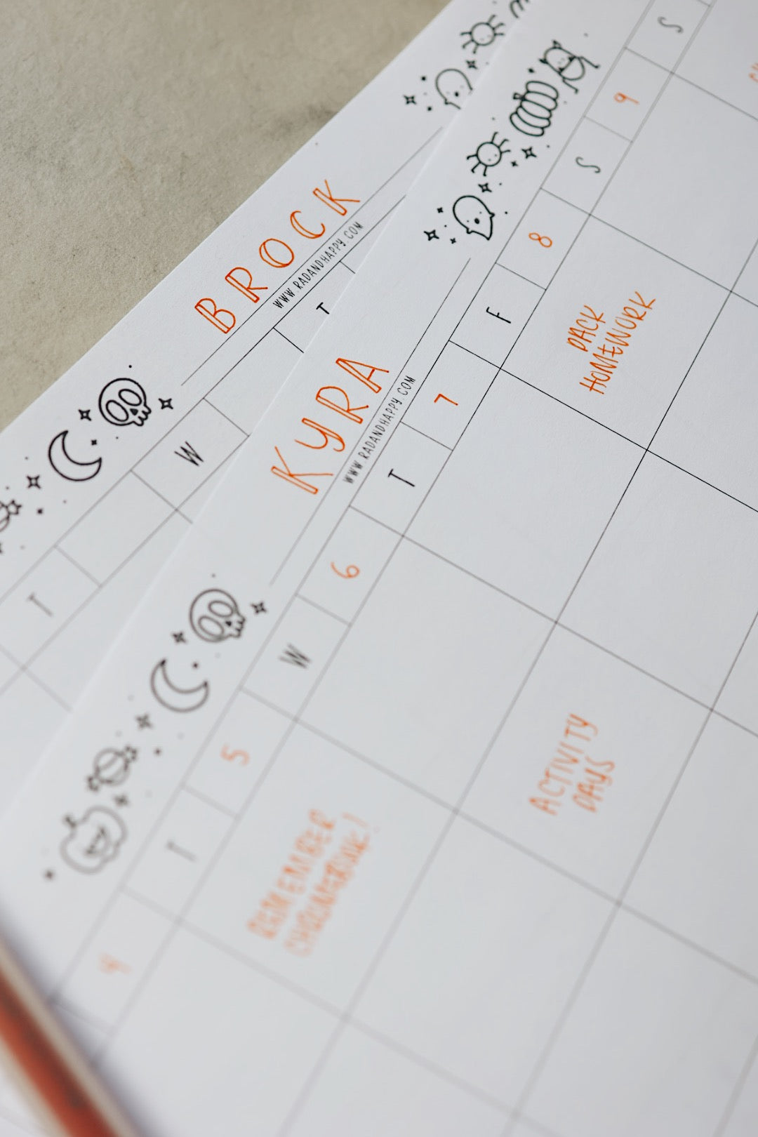 Happy Day Kids Schedule Printable