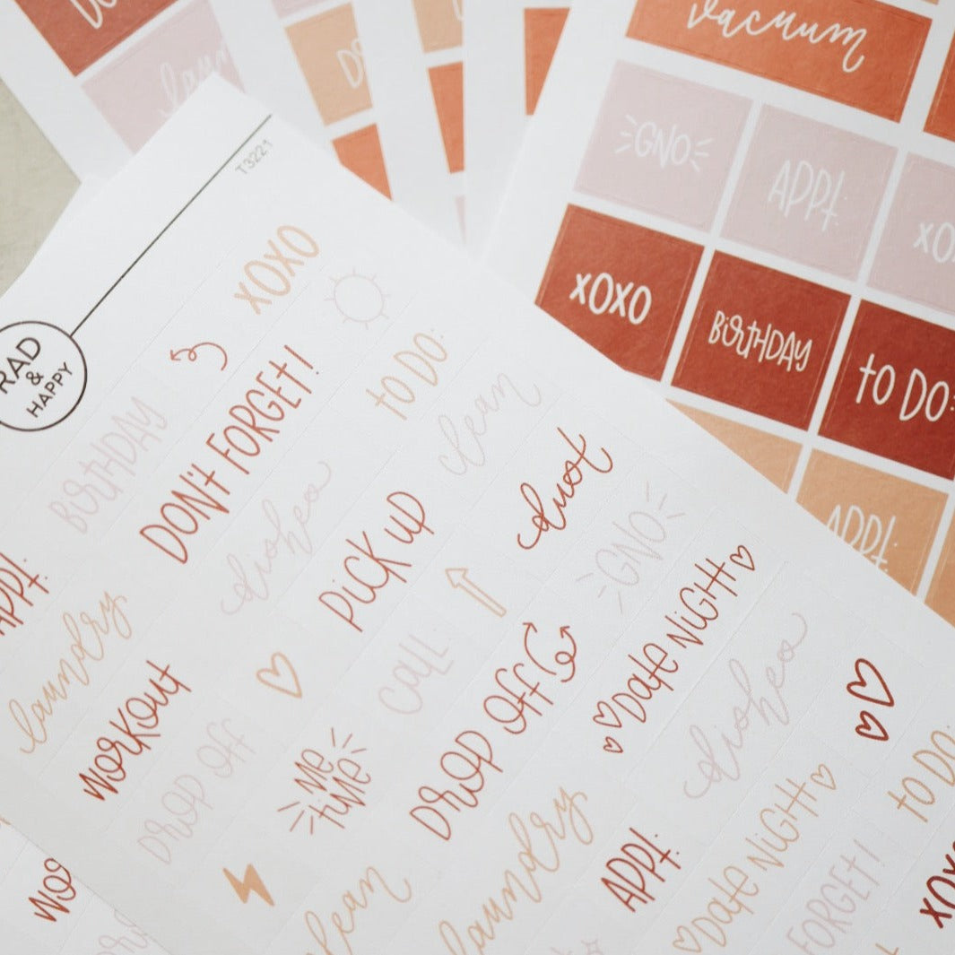 Mom Planner Stickers