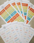 Student Planner Stickers