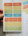 Student Planner Stickers