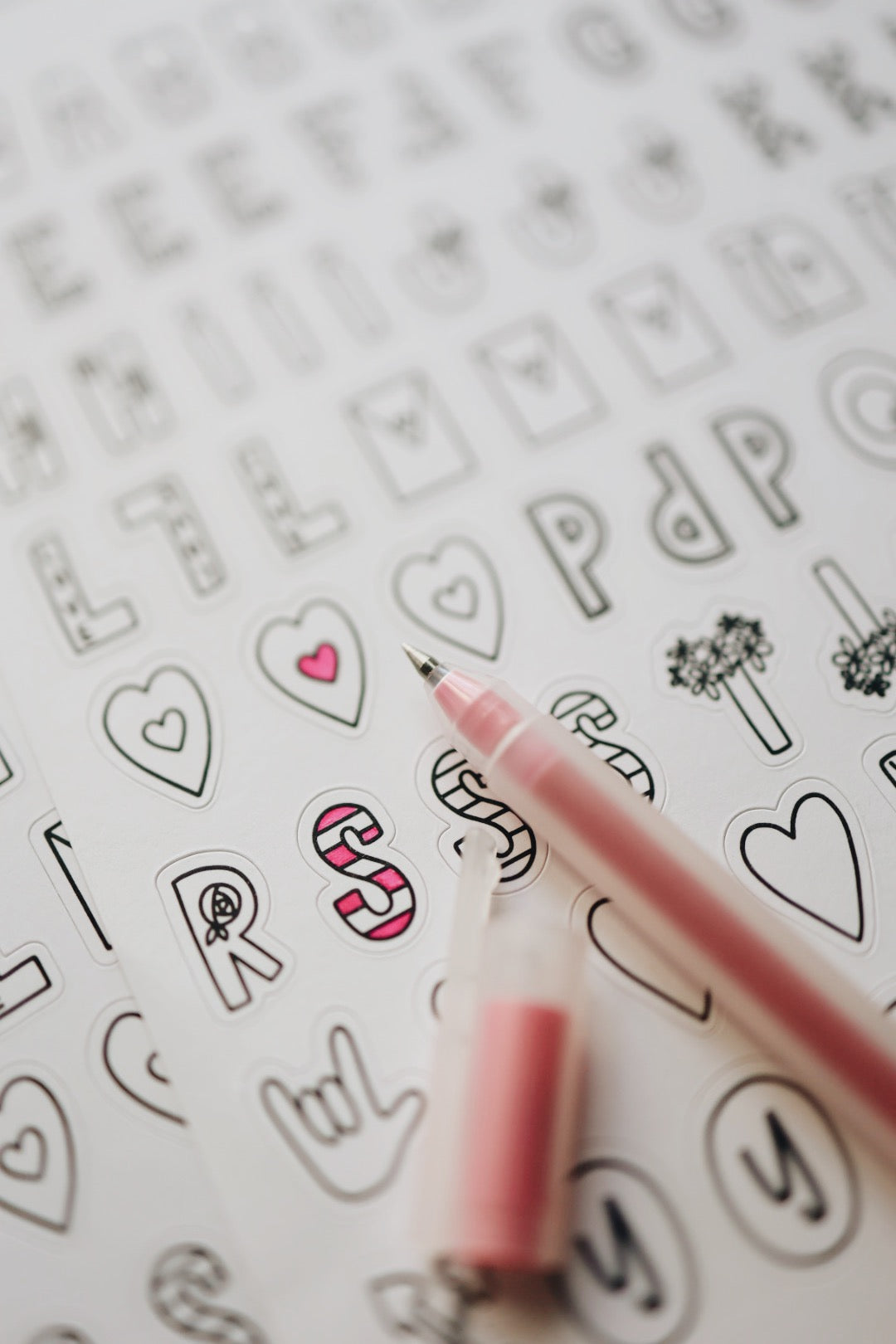 Roses Are Rad Sticker Pack