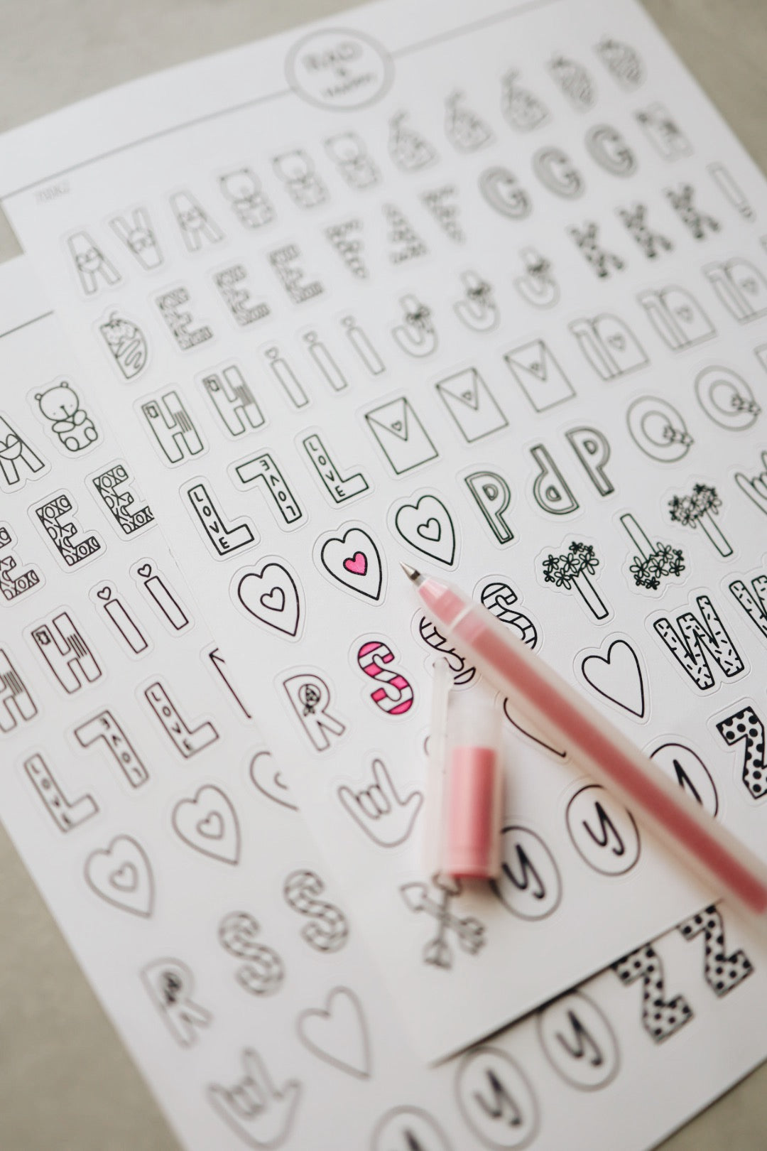Roses Are Rad Sticker Pack
