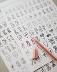 Roses Are Rad Sticker Pack