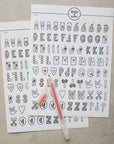 Roses Are Rad Sticker Pack