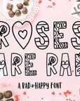 Roses Are Rad Font