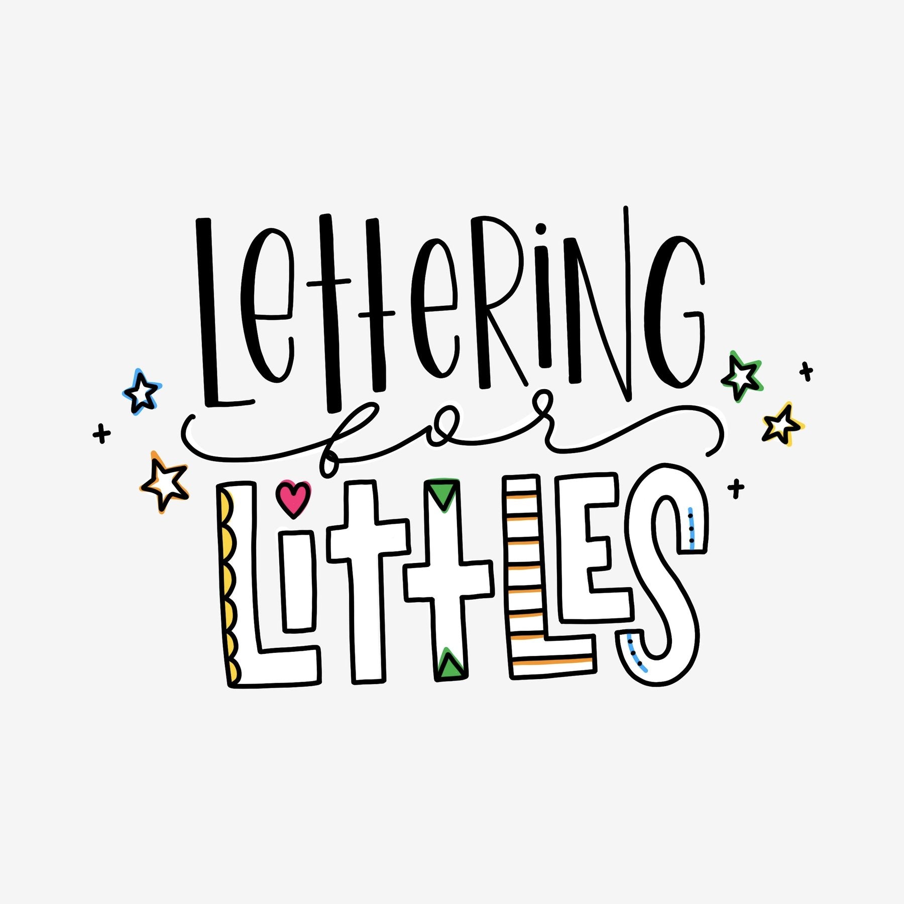 Lettering & Lettering for Littles Class Bundle