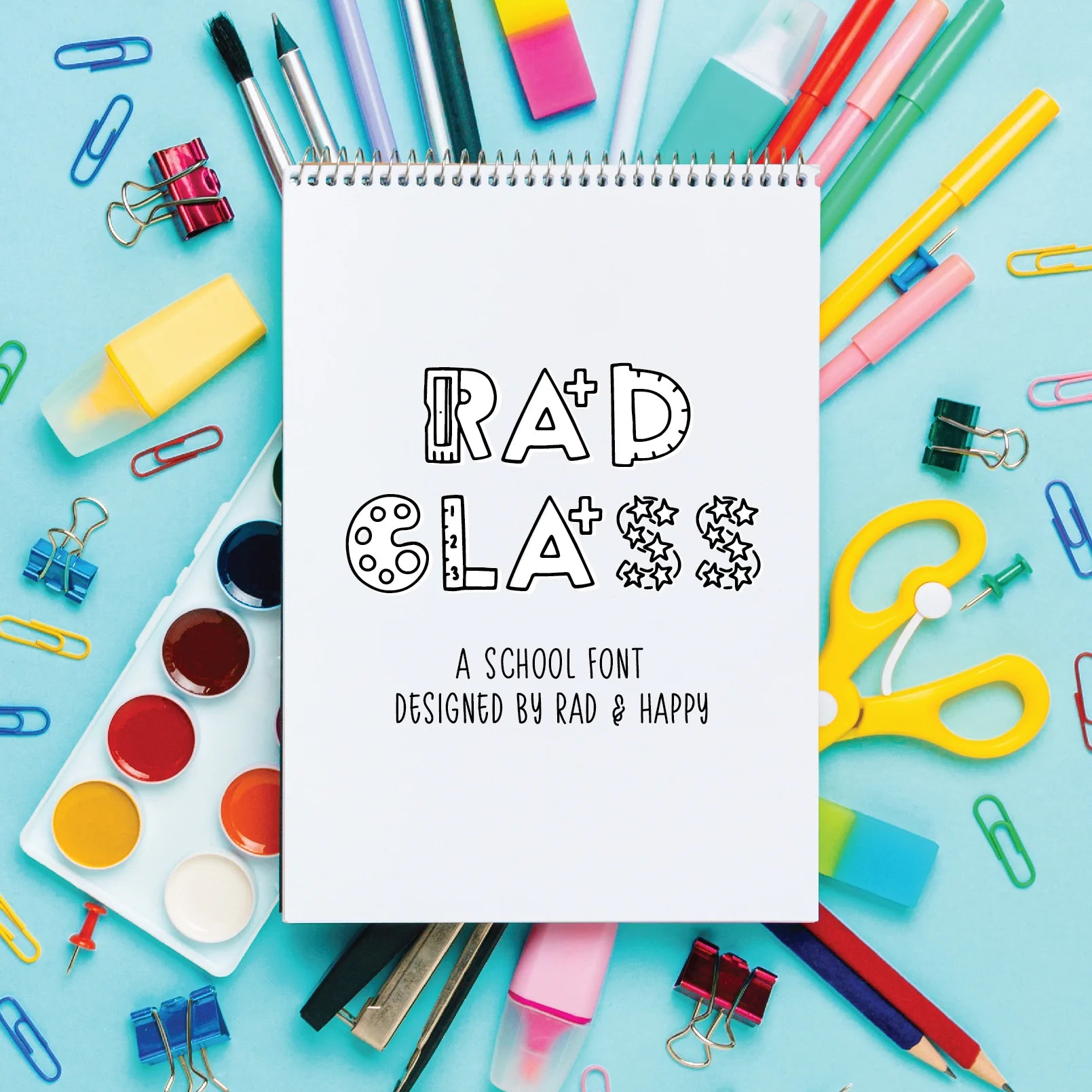 Spruce Up Your Classroom Teacher-Focused Fonts! – Rad & Happy