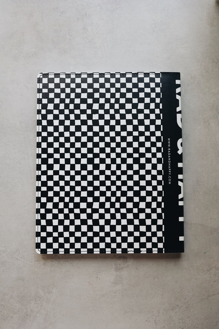 8x10 Dated 2025 Planner - Checkers Edition