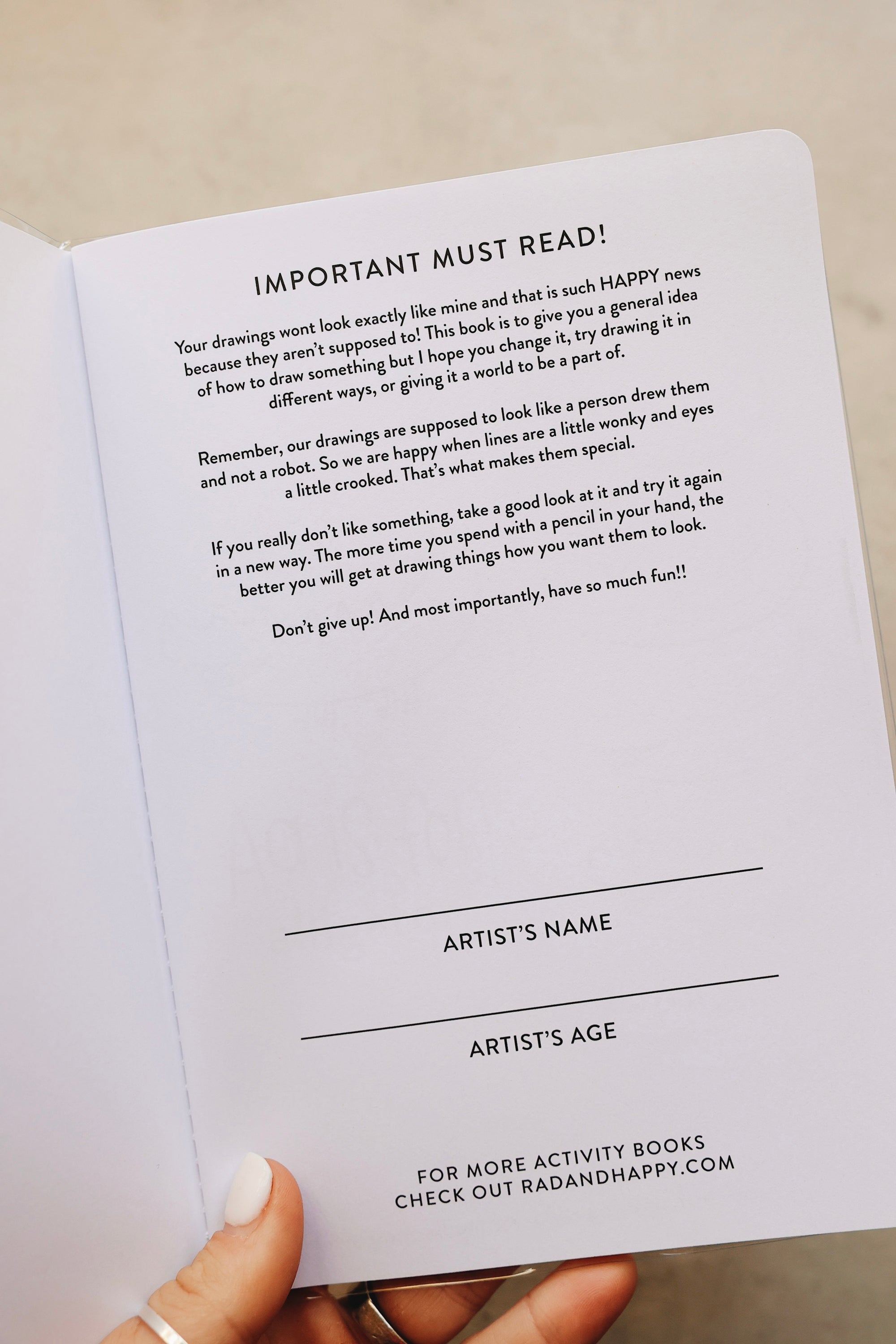 How to Draw A-Z Activity Book