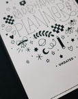 Undated 5x8 Planner - Doodle Edition