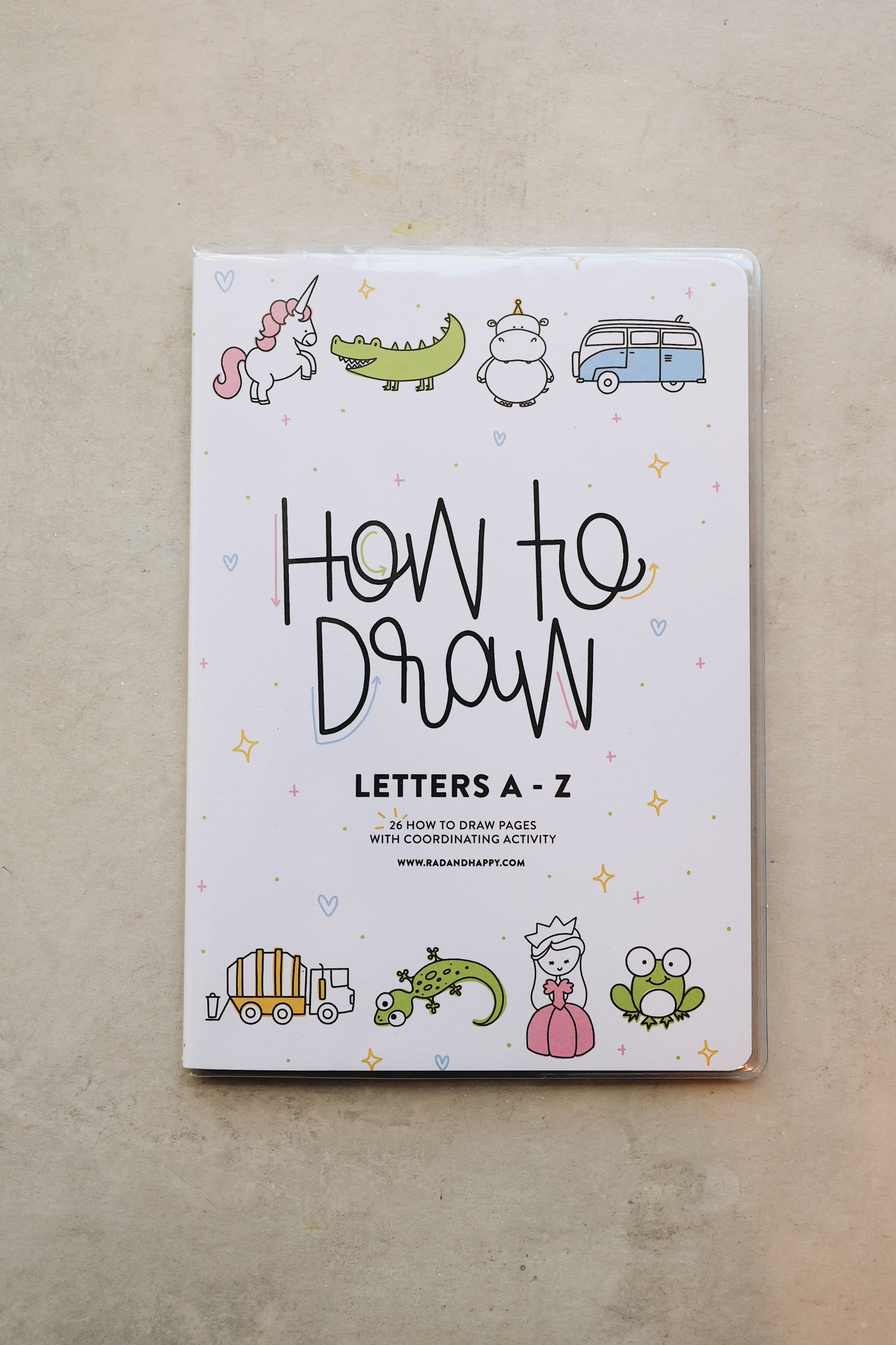 Alphabet How To Draw Activity Book