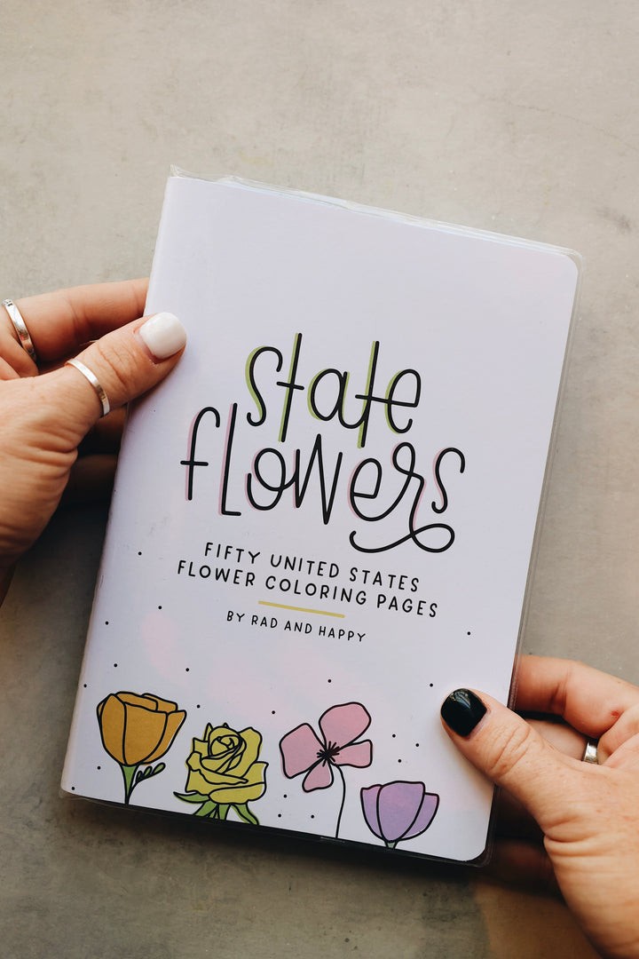 State Flowers Activity Book