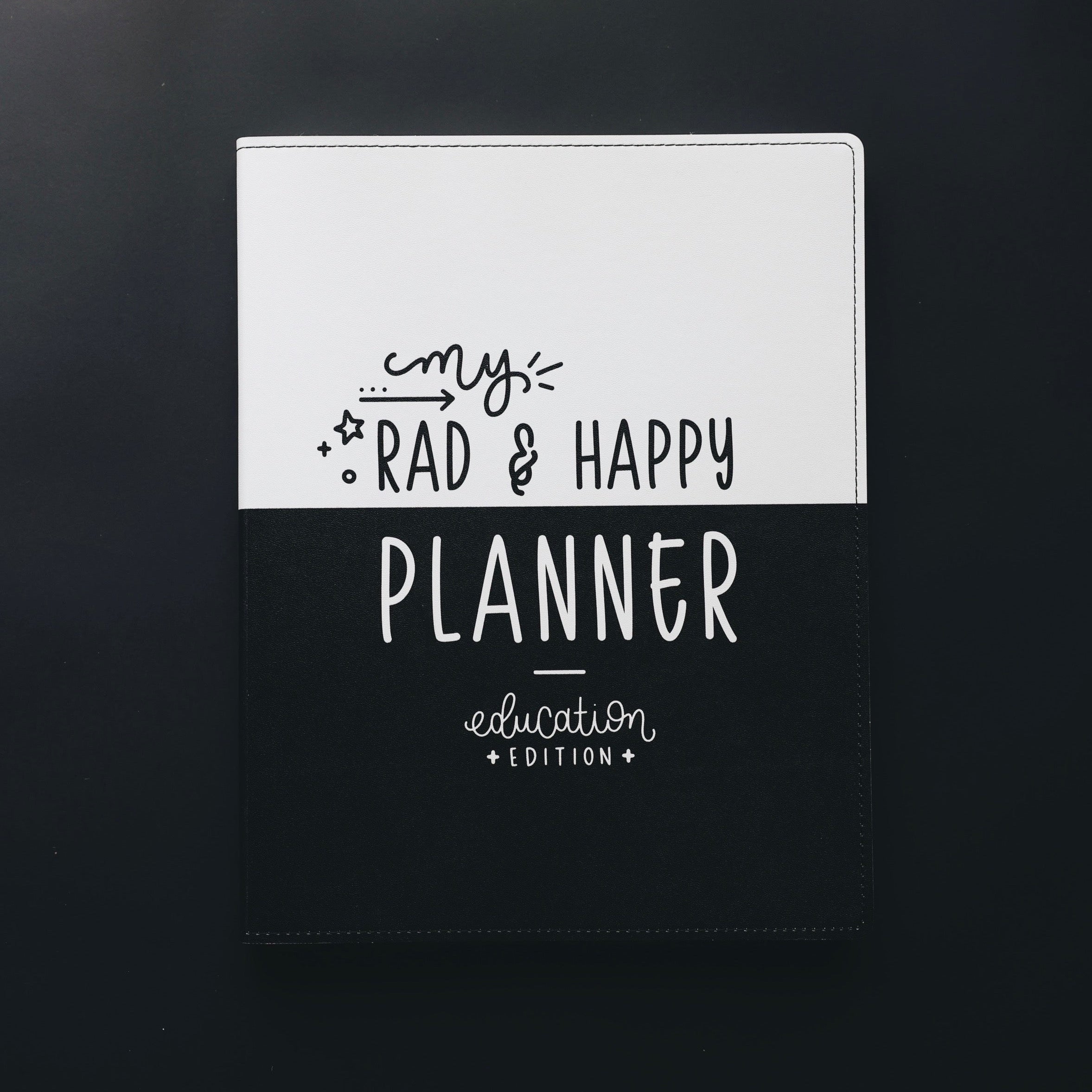 (Scratch & Dent) 8.5 x 11 Undated Education Planner - Halfsies Edition