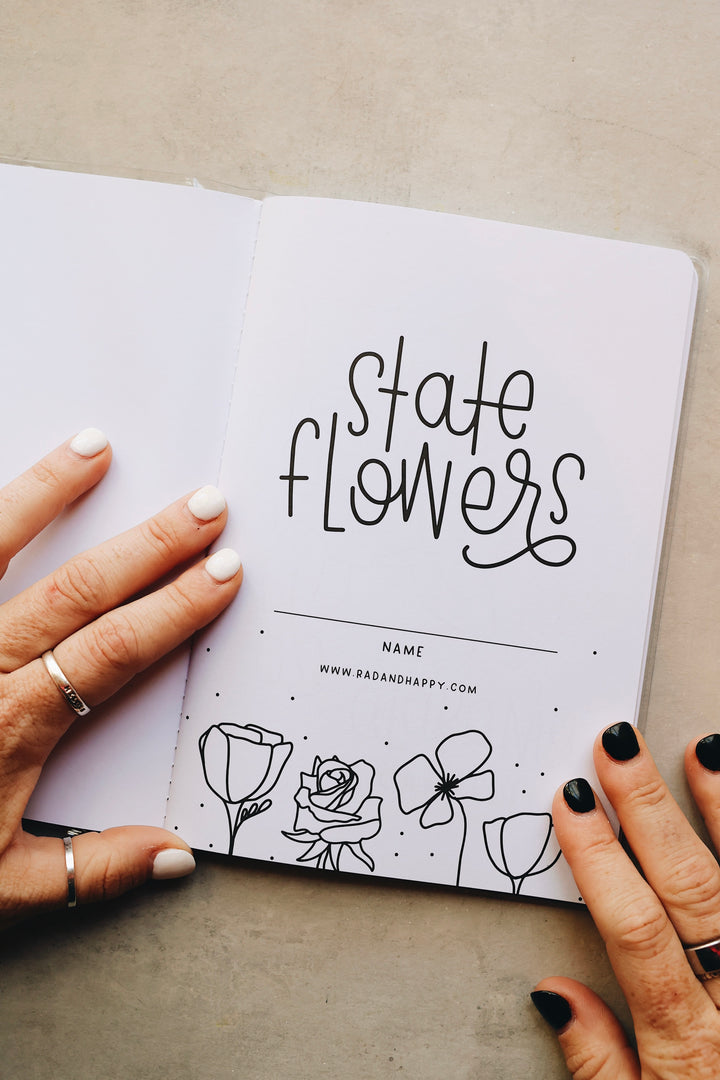 State Flowers Activity Book