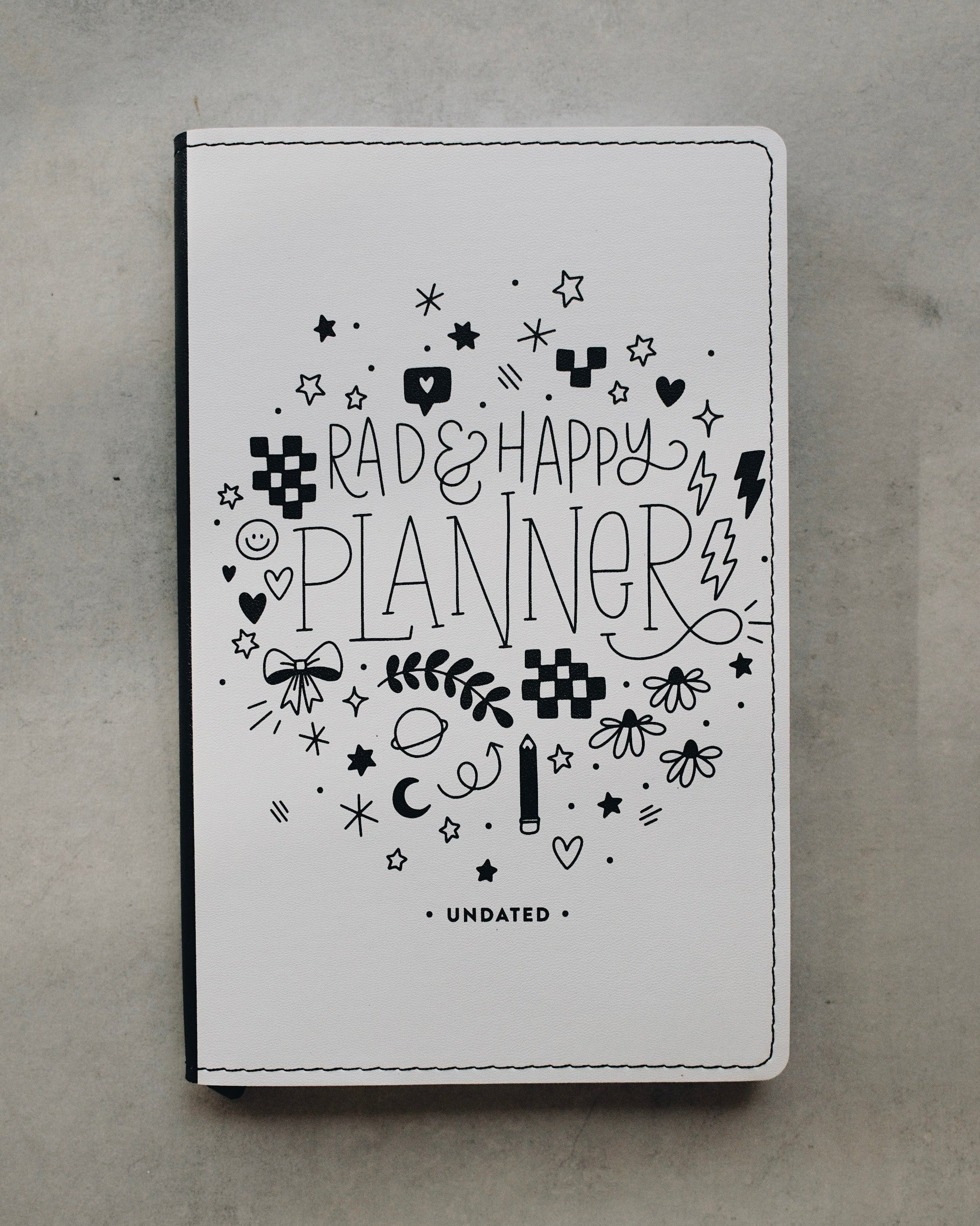 Undated 5x8 Planner - Doodle Edition