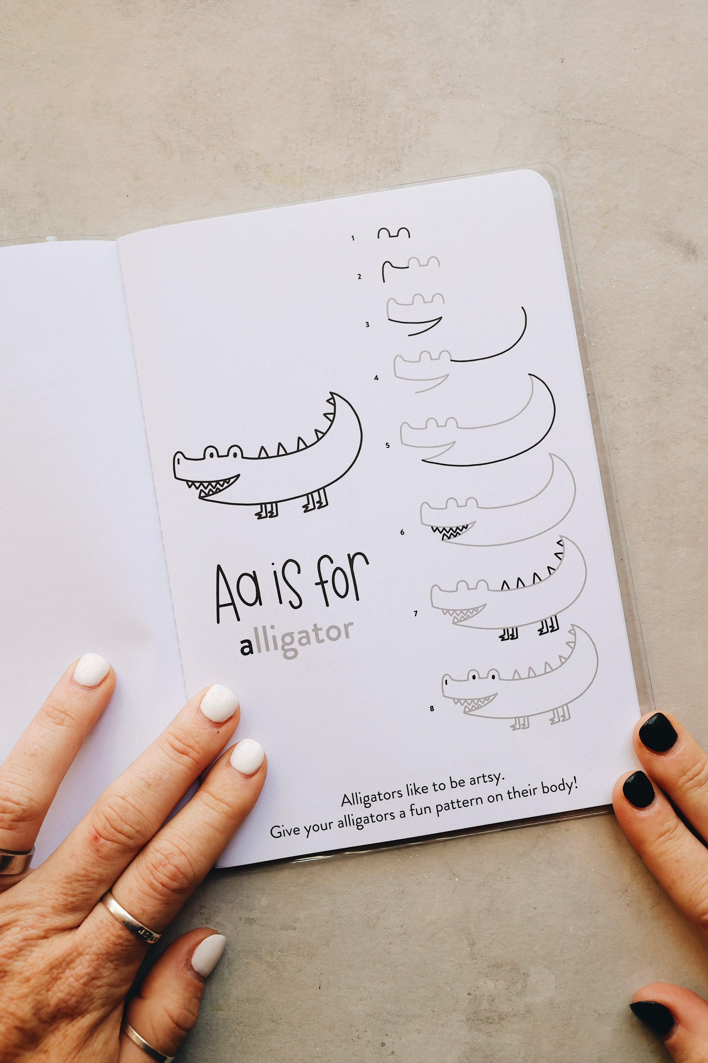 Alphabet How To Draw Activity Book