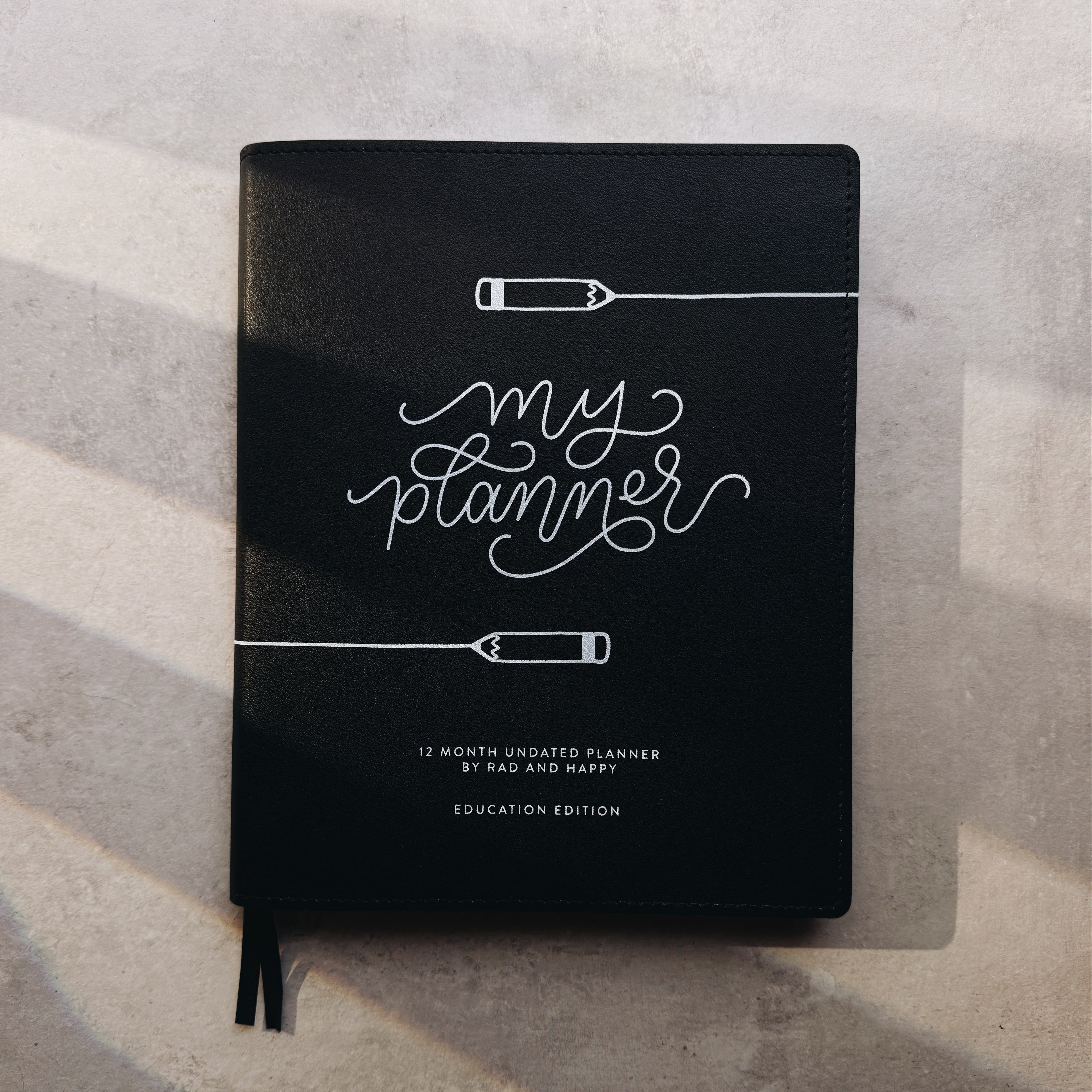 8x10 Undated Education Planner - Pencil Edition