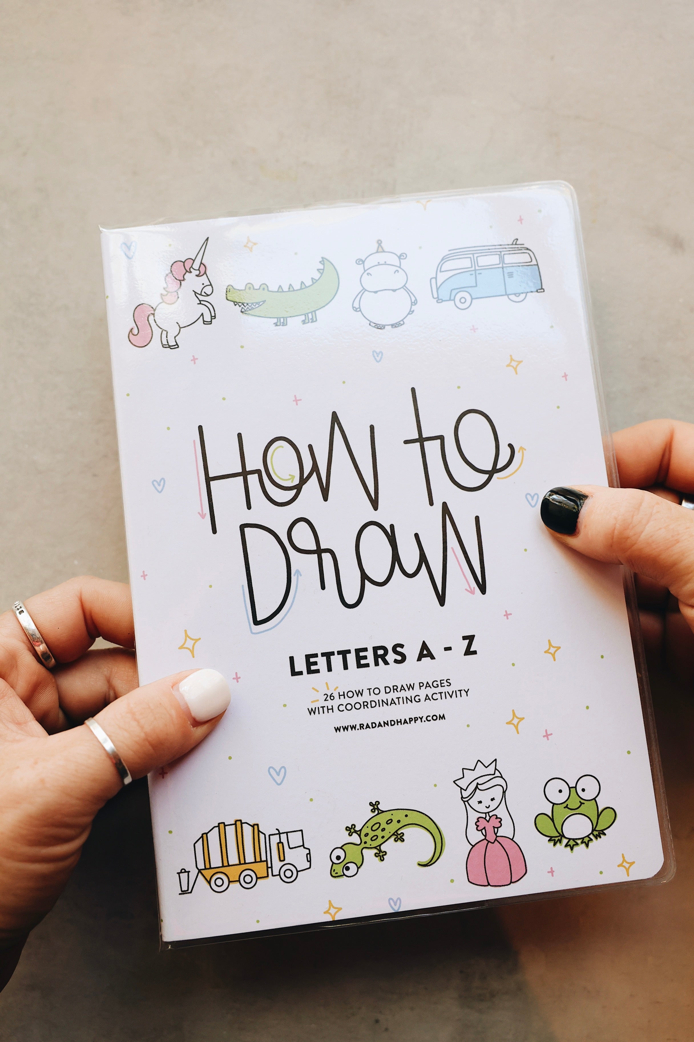 Alphabet How To Draw Activity Book