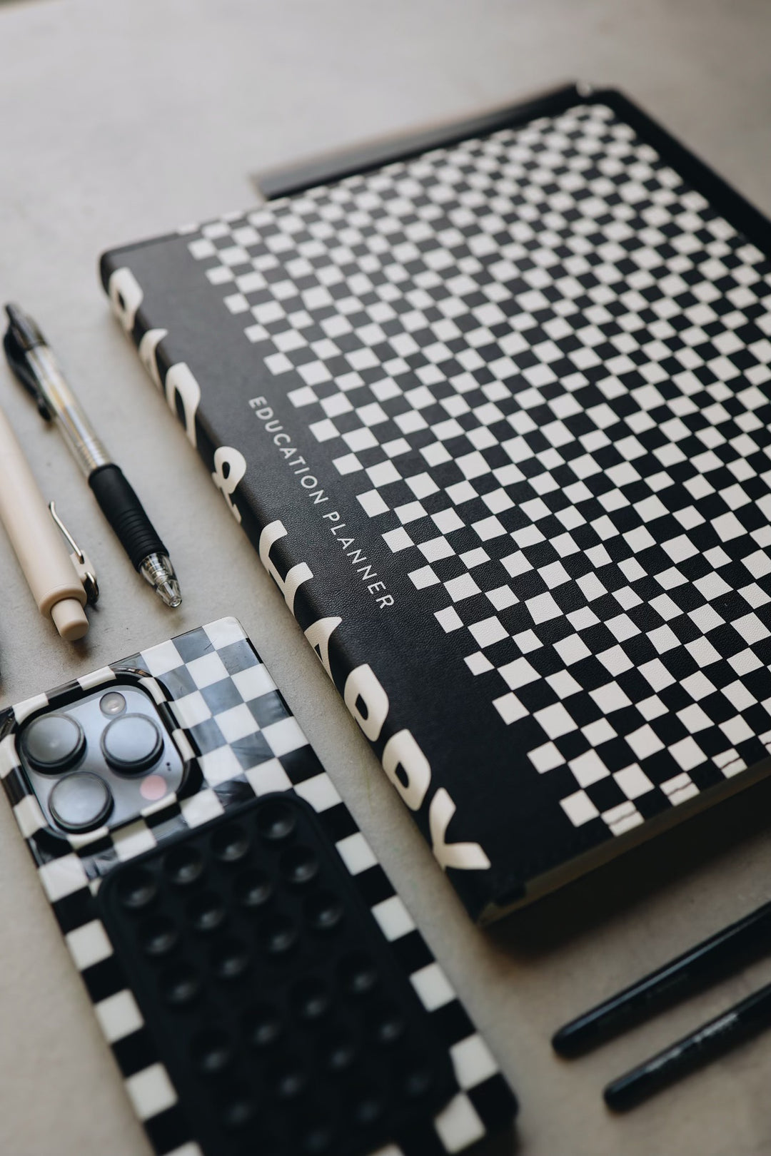 8x10 Undated Education Planner - Checkers Edition