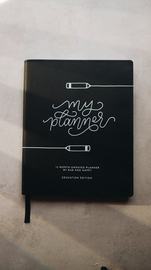 8x10 Undated Education Planner - Pencil Edition