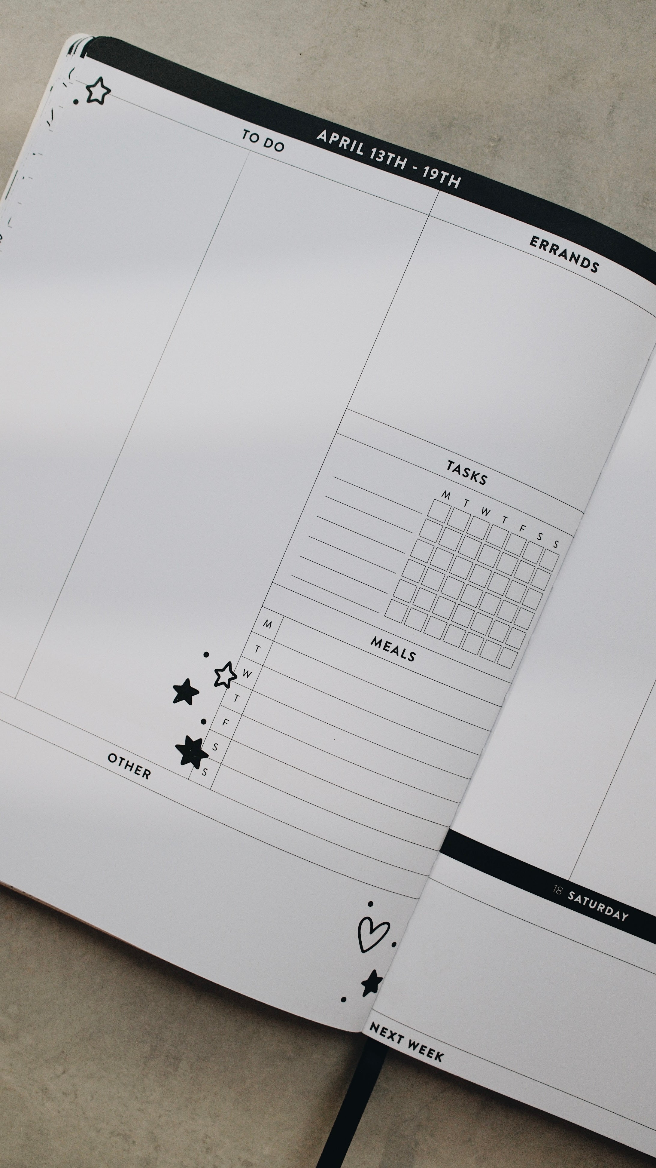 2026 Dated 8x10 Planner - Doodle Edition
