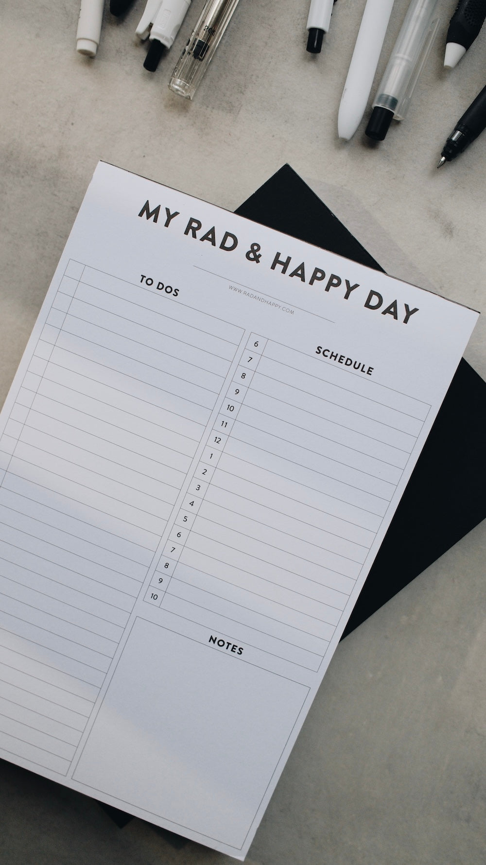 Happy Day Notepad – Rad & Happy