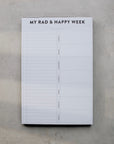 Happy Week Notepad
