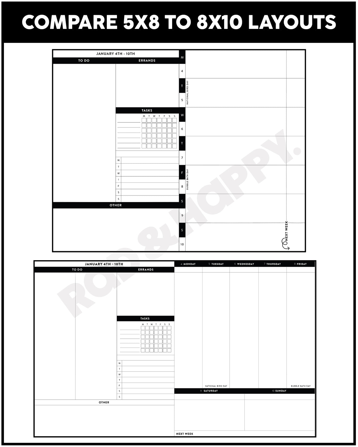 2027 Dated 5x8 Planner - Pencil Edition [Pre-order]
