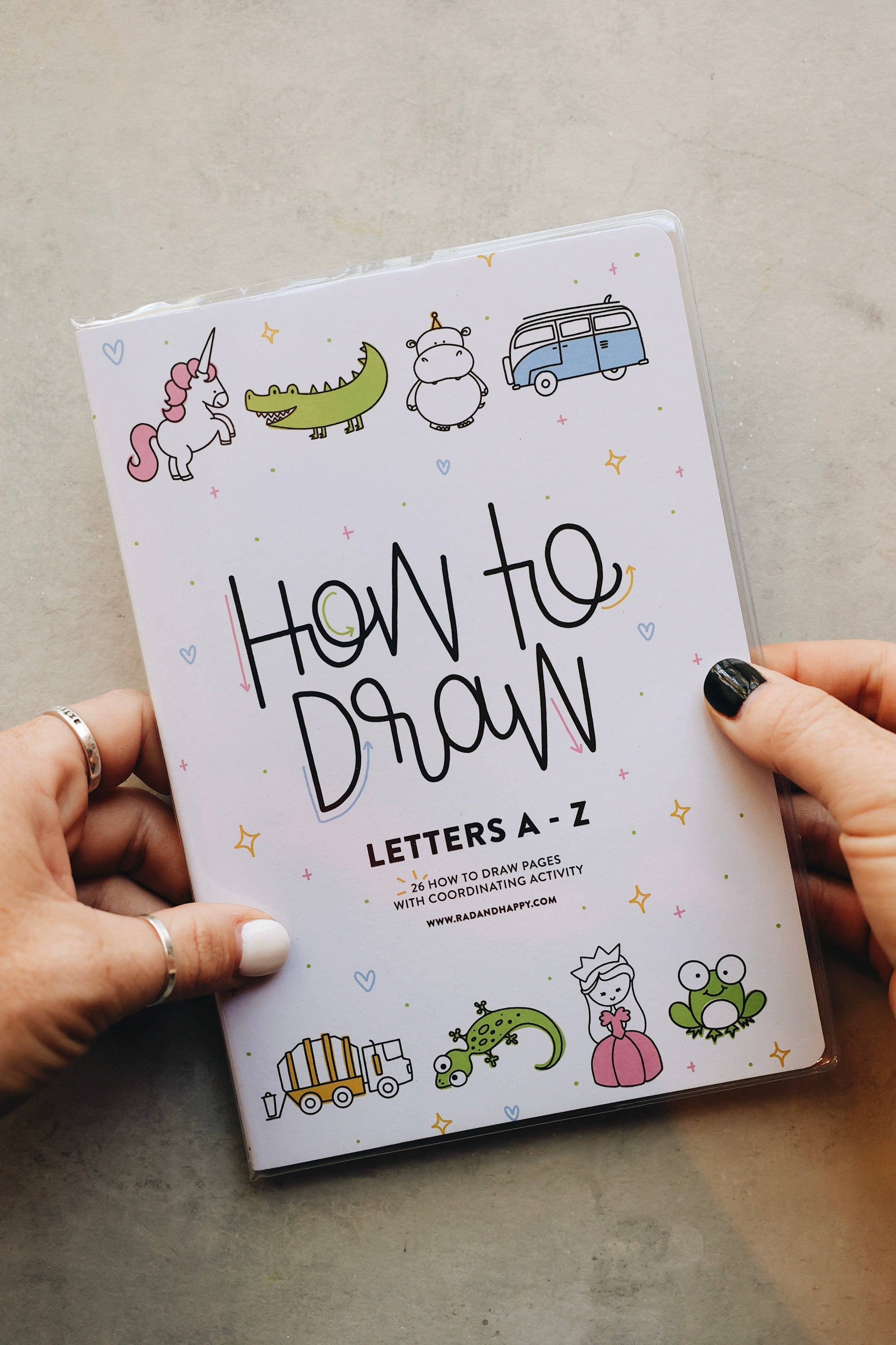 Alphabet How To Draw Activity Book