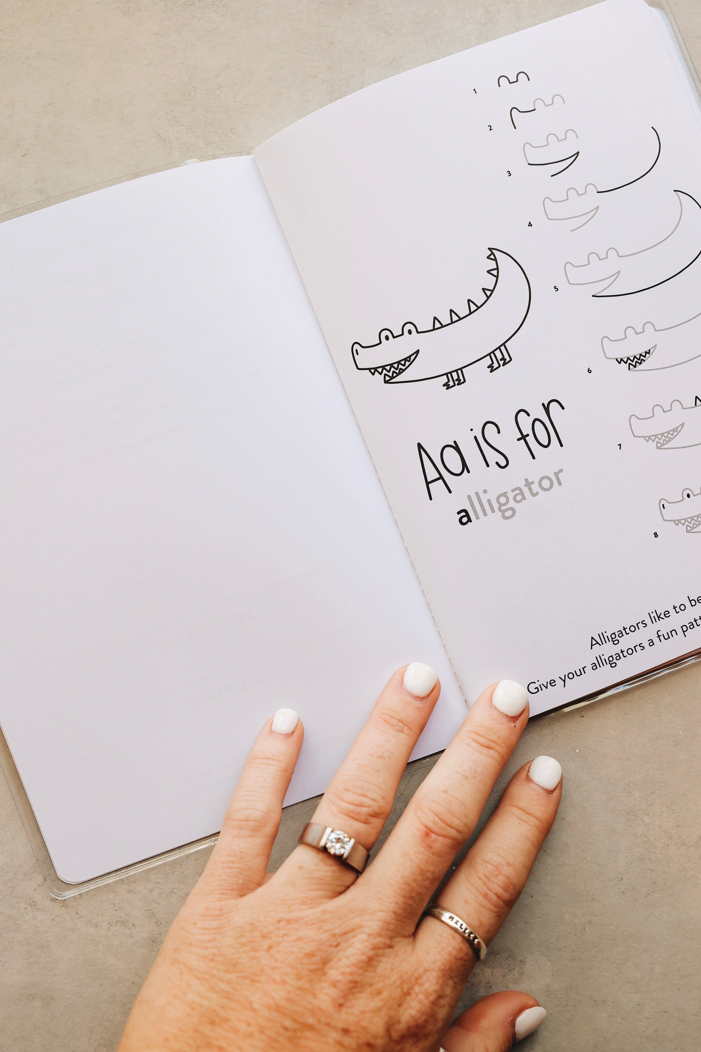 Alphabet How To Draw Activity Book