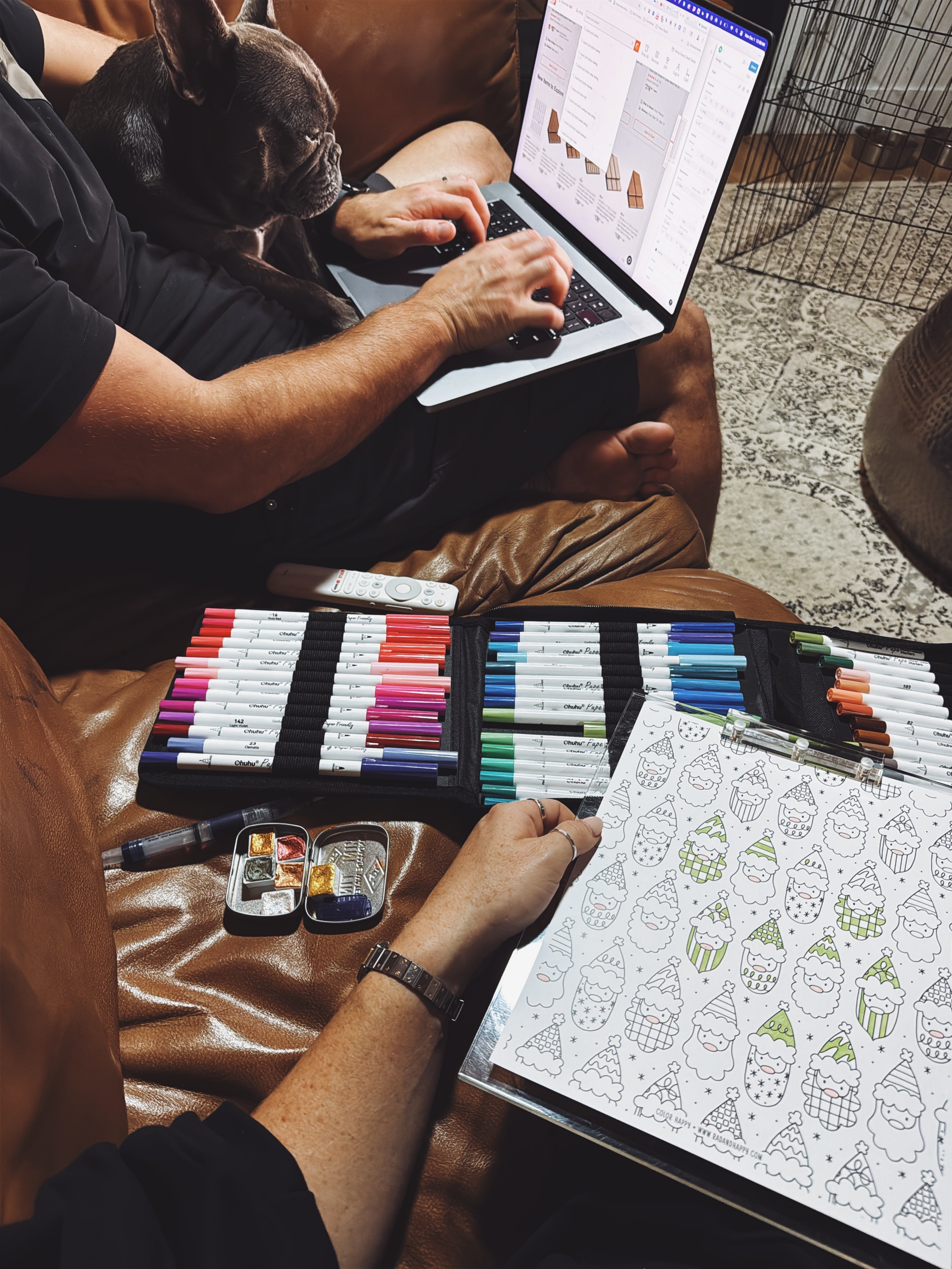 Color Happy | Monthly digital coloring page downloads – Rad & Happy