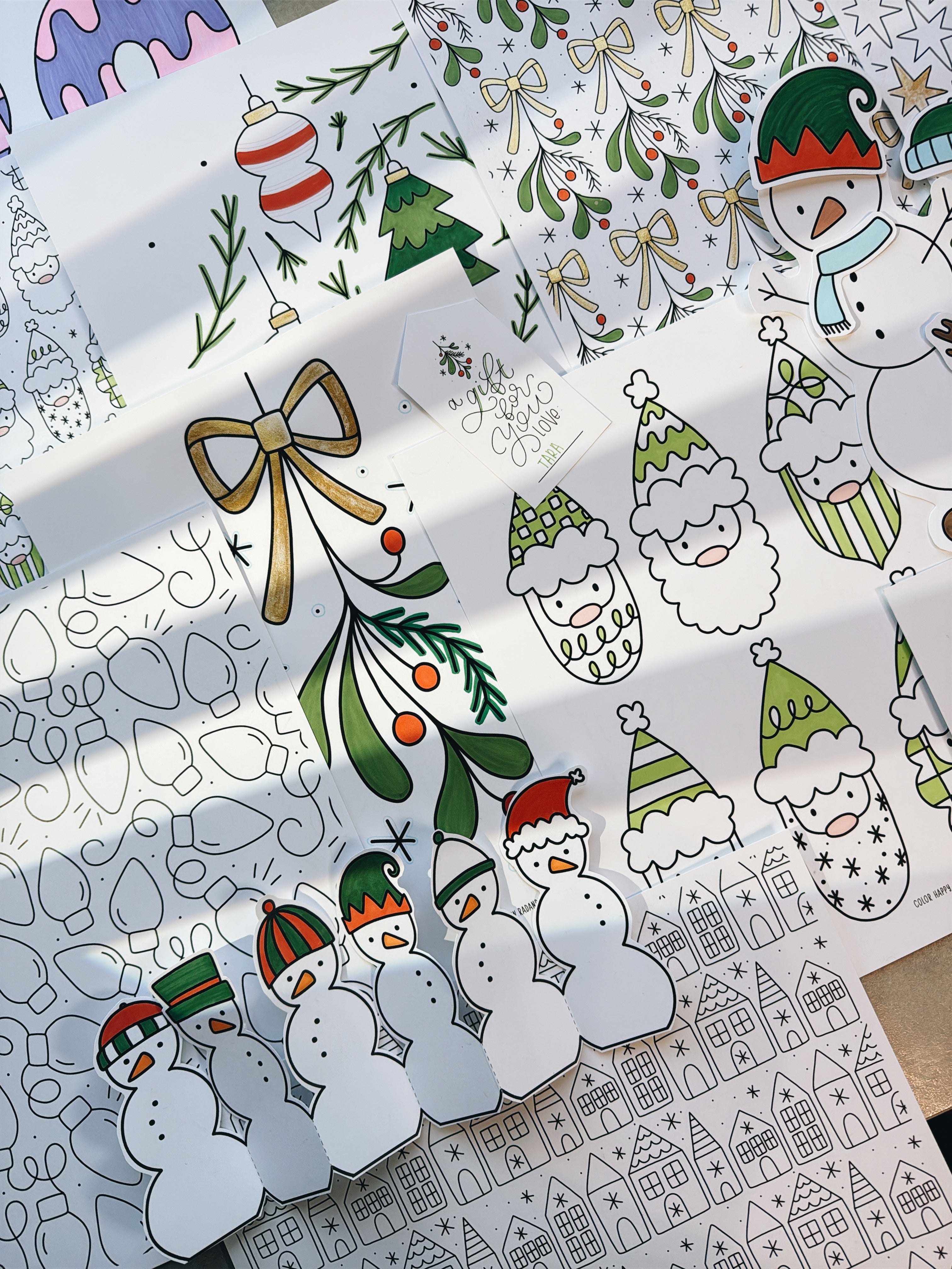 Color Happy | Monthly digital coloring page downloads – Rad & Happy